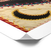 Poster Antique Victorian Crazy Quilt Carré (Coin)