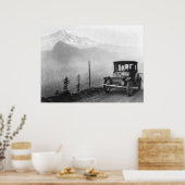 Poster Antique voiture électrique, 1919 (Cuisine)