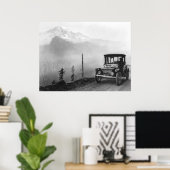 Poster Antique voiture électrique, 1919 (Bureau à domicile)