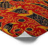 Poster Antique William Morris Inde Wallpaper (Coin)