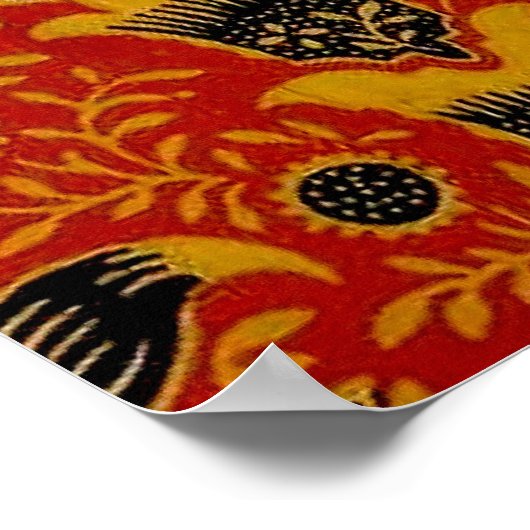 Poster Antique William Morris Inde Wallpaper (Coin)