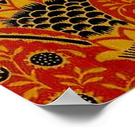 Poster Antique William Morris Inde Wallpaper (Coin)