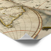 Poster Antique World Map - Blaeu, Joan 1664 (Coin)