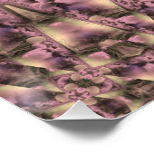 Poster Antiquité rose victorienne (Coin)