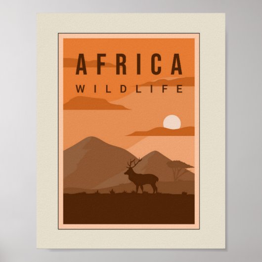 Poster Antler sur l'affiche de Meadow Nature (Devant)