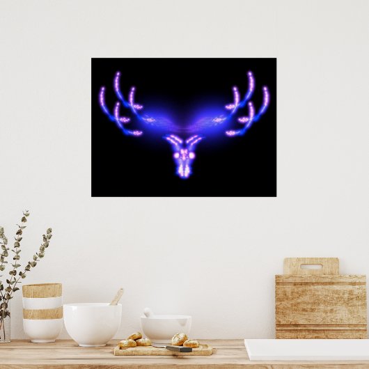 Poster Antlers électriques (Cuisine)