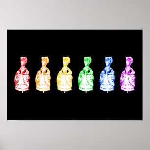 Poster Antoinettes Rainbow Marie