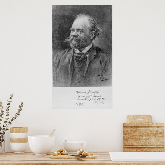 Poster Anton Dvorak, 1894 (Cuisine)