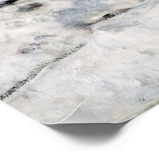 Poster Anton Mauve Le troupeau de moutons avec berger (Coin)