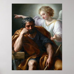 Poster Anton Raphael Mengs Le rêve de Saint Joseph