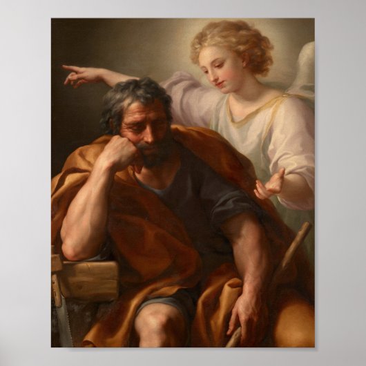 Poster Anton Raphael Mengs Le Rêve De St Joseph (Devant)