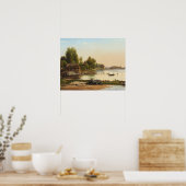 Poster Anton Thorenfeld - Paysage à Svendborg Sund (Cuisine)