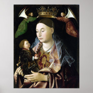 Poster Antonello da Messina Madonna Salting