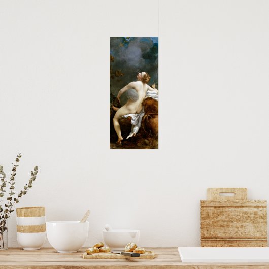 Poster Antonio Allegri, Correggio Jupiter et Io (Cuisine)