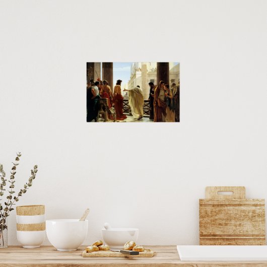 Poster Antonio Ciseri - Ecce homo (Cuisine)