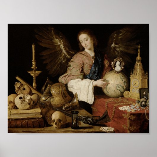 Poster Antonio de Pereda - Allégorie de Vanity (Devant)