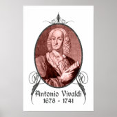 Poster Antonio Vivaldi (Devant)