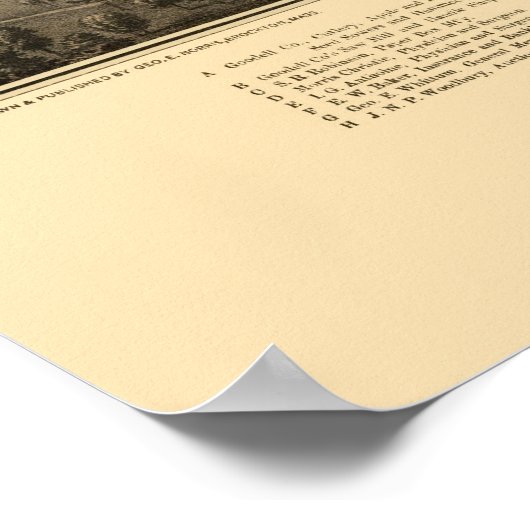 Poster Antrim, NH Panoramic Map - 1887 (Coin)