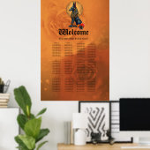 Poster Anubis au clair de lune (Bureau à domicile)