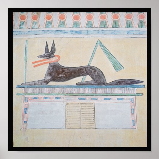 Poster Anubis, dieu égyptien des morts (Devant)