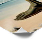 Poster Anubis se trouve sur la plage (Coin)