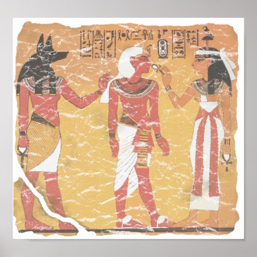 Poster Anubis, Tut, Osiris (Devant)