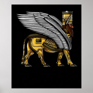 Poster Anunnaki Guardian Alien Ancien Dieu Sumérien