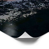 Poster Anvil Storm Nuage et la lune montante. (Coin)