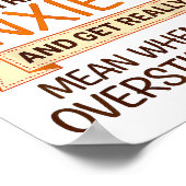 Poster Anxiety Humor For Women With Overstimulation (Coin)