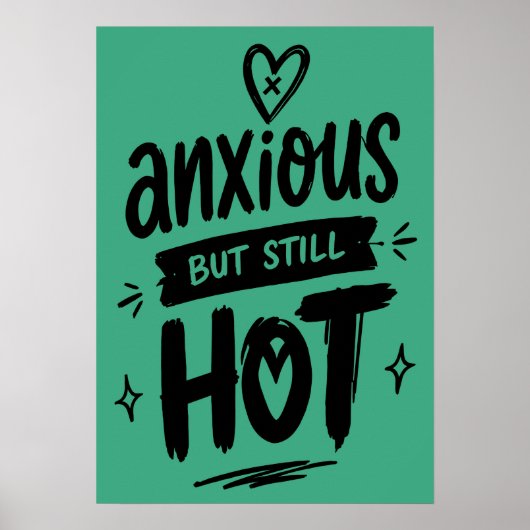 Poster Anxious But Hot (Devant)