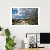 Poster Anza Borrego - la fleur (Bureau à domicile)