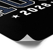 Poster Aoc 2028 Simple Preppy Varsity (Coin)