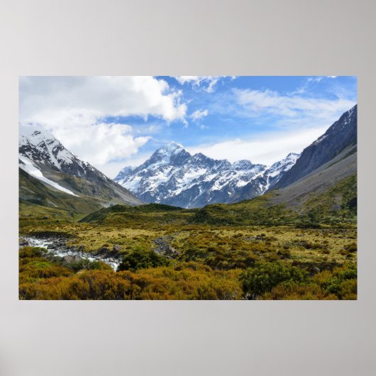 Poster Aoraki / Mount Cook (Devant)