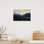 Poster Aoraki/Mount Cook, Nouvelle-Zélande, à Sunrise (Cuisine)