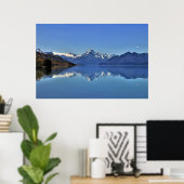 Poster Aoraki on Lake Pukaki (Bureau à domicile)