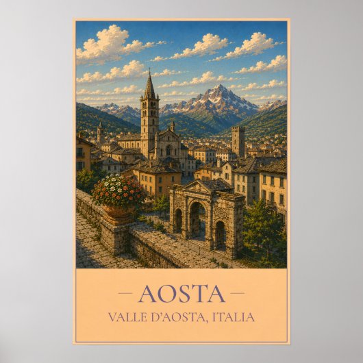 Poster Aosta (Devant)
