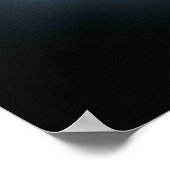 Poster Août 2017 Total Solar Eclipse in Black and White (Coin)