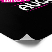 Poster Août Anniversaire Cadeau Femme Leo Zodiac Astrolog (Coin)