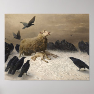 Poster Août Friedrich Schenck - Anguish
