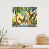 Poster Août Macke - Donkey Rider 1914 Eselreiter (Cuisine)