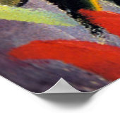 Poster Août Macke peinture, Tapis de fleurs (Coin)