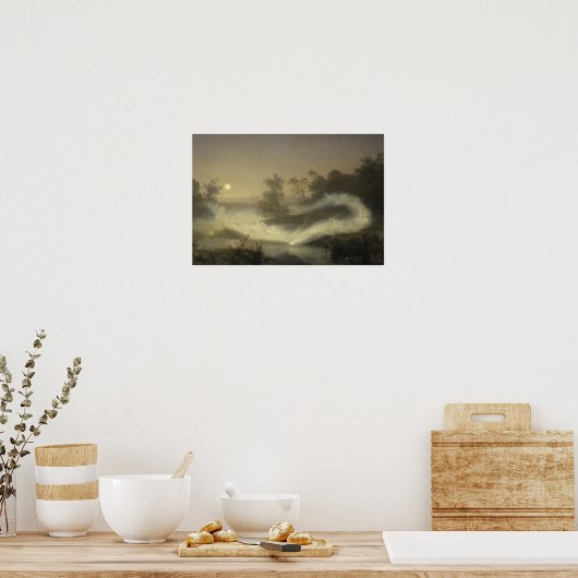 Poster Août Malmstrom - Fées dansantes (Cuisine)