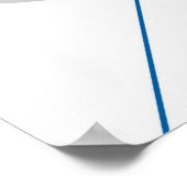 Poster AP0002 bleu gris abstrait blanc cassé noir (Coin)