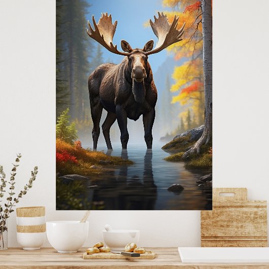 Poster *~* AP49 Forêt naturelle en flux MOOSE (Cuisine)