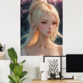 Poster *~* AP60 Déesse de l'eau Imaginaire Sirène de mer  (Bureau à domicile)