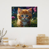 Poster *~* AP68 5:4 Feline Kitty Kitten Fluffy Nature (Cuisine)