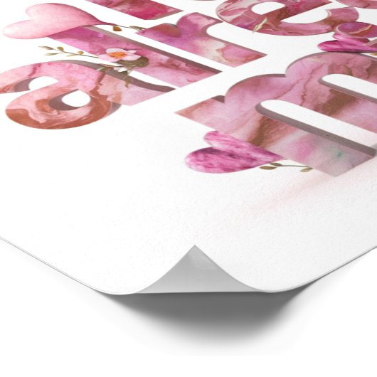 Poster *~* Ap85 Loi d'attraction Manifesting Cute (Coin)