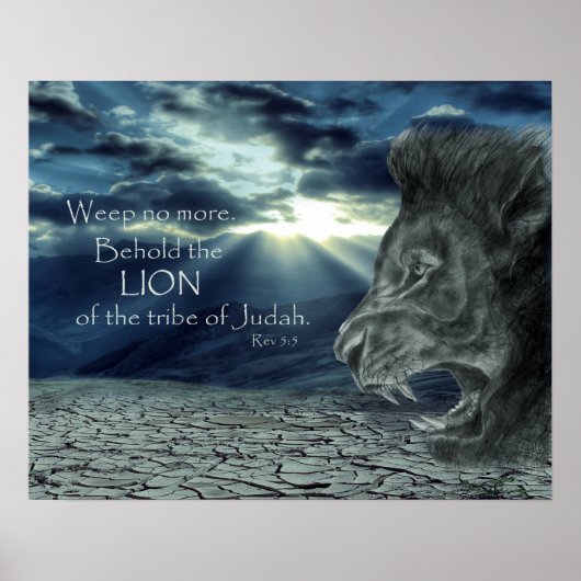 Poster Ap 5:5 Voici le lion (Devant)