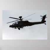 Poster Apache AH-64 (Devant)