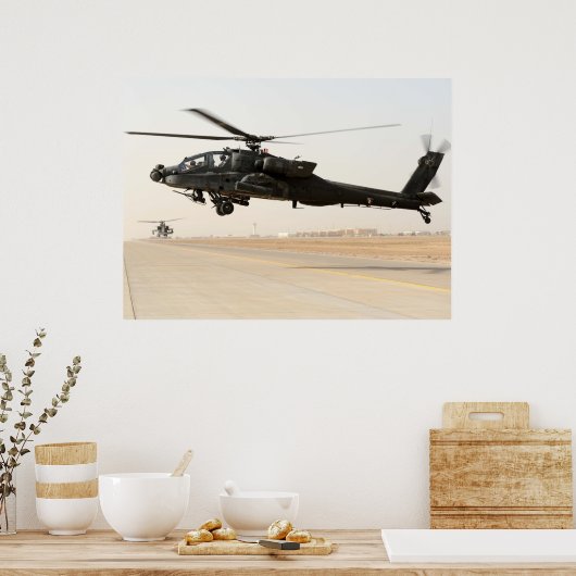 Poster Apache AH-64 (Cuisine)